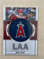 Mike Trout Topps Patch Card