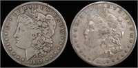 1889-O & 89-S MORGAN DOLLARS