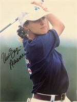 NCAA golfing champion Vicki Goetze signed photo