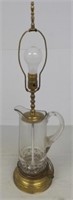 Custom pitcher lamp.