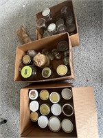 3 Boxes of Jars