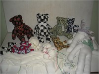 Assorted Finished Craft Animals & Music Boxes