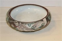 HAND PAINTED DRAGON BOWL