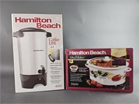 Hamilton Beach Coffee Urn and Slow Cooker