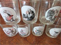 Norman Rockwell Glass Collection-See Description