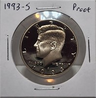 1993-S Kennedy Half Copper Nickel Proof