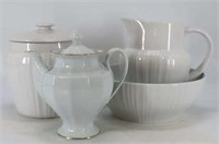 White Ceramic Kitchen Wares