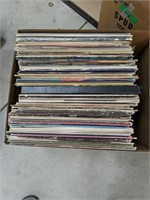 Large group of vinyl records