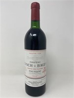1985 Lynch Bages Pauillac Red Wine.