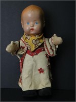 Vintage Cowboy Themed Composite Doll