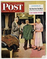 John Falter. Signed Saturday Evening Post cover