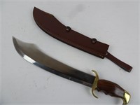 Large Knife With Sheath