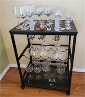 Wine Display Table With Barware