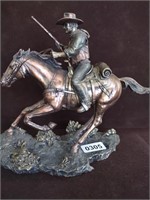 Edwin Knowles #A6272 Galloping Thunder Statue 9"
