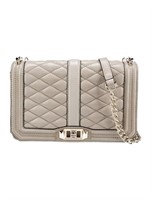 Rebecca Minkoff Neut Leather Quilted Crossbody Bag