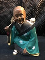 Japanese Hakata Doll Woman with Baby