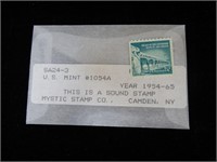 1954 U.S. 1-1/4 Cents Palace of Governors Stamp