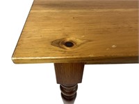 VINTAGE RUSTIC PINE DINING TABLE