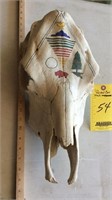 PAINTED HORSE SKULL