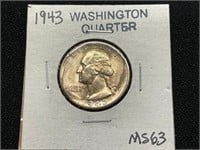 1943 Washington Quarter