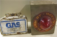 Vintage GAS First Aid Kit & Alarm By Dictograph
