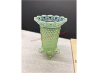 Uranium Lace Edge Vase