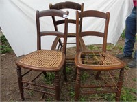 3 Chairs - Caning Project