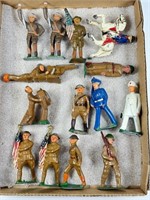 ASSORTMENT OF BARCLAY MANOIL FIGURES