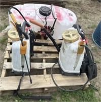 (T) Fimco 25Gal Tank & Stihl SG71 18L Back Pack