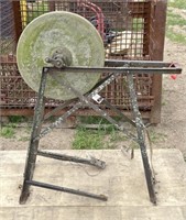 (T) Grinding Wheel w/ Stand, 36”x32”