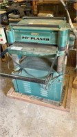 Grizzly industrial 20” planer, model G1033, runs