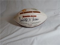 1981 Marcus Allen Signed Football Heisman Winner