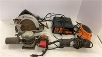 Power tools and battery charger