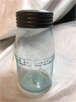Vintage 'The Gem' Mason Jar Rutherford And Co.