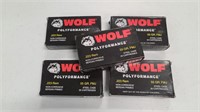 100 Rds - .223 Wolf 55gr FMJ Cartridges