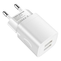 European Travel Plug Adapter  AILKIN 2.1A Dual Por