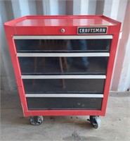 Craftsman rolling 4 drawer tool chest -