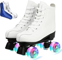 $50 (W8.5, M7) PU Leather Roller Skates