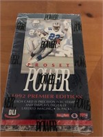 Of)1992 Pro Set Power Football Wax Box/original