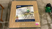 Cosco Five piece card table and chair set