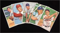 (5) 1952 Bowman baseball cards -