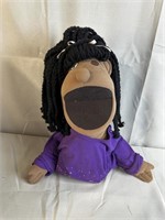 Girl with Purple Top Hand Puppet