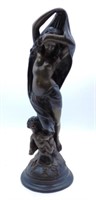 After Emile Edmond Peynot Bronze Nude with Putti.