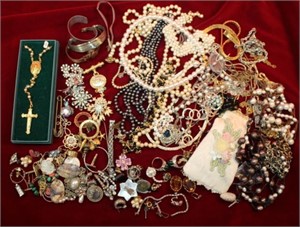 Large lot of Jewelry to include sterling, gold