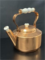 Old Dutch Solid Copper Tea Kettle with Box VTG