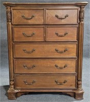 Ashley Furniture chest, column side
