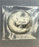 1924 Peace Liberty Silver Dollar, VG