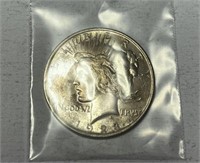 1923 Peace Liberty Silver Dollar, VG/F