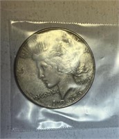 1935 Peace Liberty Silver Dollar, VG/F