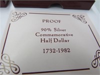 1982 90% Silver Commemorative Half Dollar Proof
